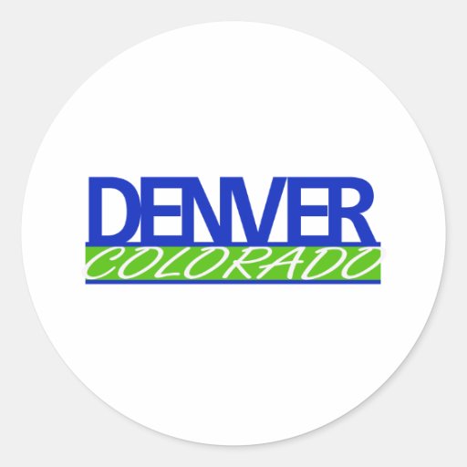 Denver Colorado Sticker Zazzle