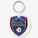 Denver Dynamite Logo Keychain by denverdynamite Denver Dynamite Logo Keychain