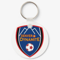 Denver Dynamite Logo Keychain by denverdynamite Denver Dynamite Logo Keychain