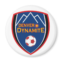 Denver Dynamite Logo Magnet by denverdynamite Denver Dynamite Logo Magnet