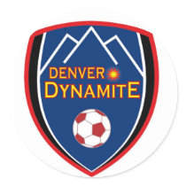 Denver Dynamite Logo Sticker by denverdynamite Denver Dynamite Logo Sticker