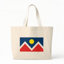 Denver Flag Tote Bag by FlagTshirts Denver Flag Tote Bag