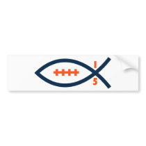 Denver Football Bumper Sticker