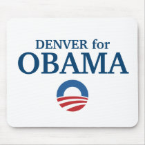 DENVER for Obama custom your city personalized mousepads by funnycustomtshirts DENVER for Obama custom your city personalized mousepads