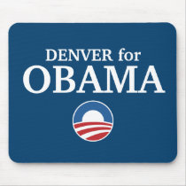 DENVER for Obama custom your city personalized mousepads by funnycustomtshirts DENVER for Obama custom your city personalized mousepads