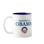 DENVER for Obama custom your city personalized Coffee Mug