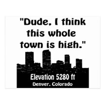 Denver High Town Post Cards