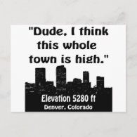 Denver High Town Post Cards
