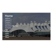 Denver International Airport Main Terminal Buildin Business Cards