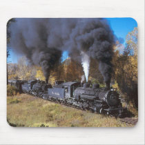 Denver & Rio Grande steam railroad mousemat mousepads by 777kennethw Denver & Rio Grande steam railroad mousemat mousepads