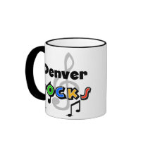 Denver Rocks mugs by USAcities Denver Rocks mugs