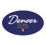Denver Script Oval Sticker