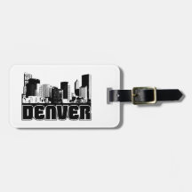Denver Skyline Bag Tag