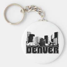 Denver Skyline Key Chain