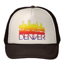 Denver Skyline Mesh Hat