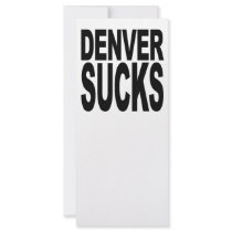 Denver Sucks Rack Cards