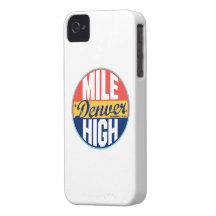 Denver Vintage Label Case-Mate iPhone 4 Case