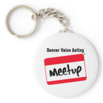 Denver Voice Acting Meetup Keychain