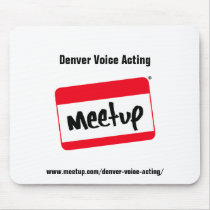 Denver Voice Acting Meetup Mouse P... - Customized mousepads