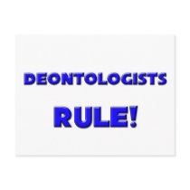 Deontologists Rule! postcards by professions Deontologists Rule! postcards