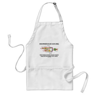 Deoxyribonucelic Acid (DNA) Mendel Darwin apron