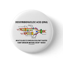 Deoxyribonucelic Acid (DNA) Mendel Darwin Pins