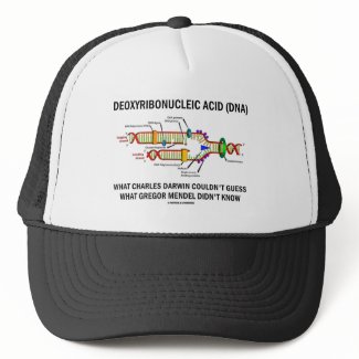 Deoxyribonucelic Acid (DNA) Mendel Darwin hat