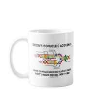 Deoxyribonucelic Acid (DNA) Mendel Darwin Mug