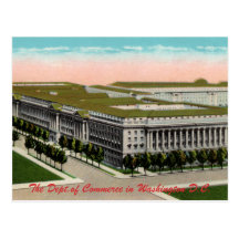 Department of Commerce Vintage Postcard