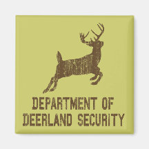 Department of Deerland Security Refrigerator Magnets