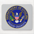 Department of Spoiling - Proud Grandpa Standard Mousepad