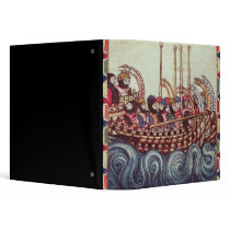Departure of a Boat for the Crusades, Vinyl Binder