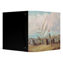 Departure of Christopher Columbus  from Palos 3 Ring Binder