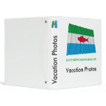 Dependencias Federales Waving Flag with Name 3 Ring Binder