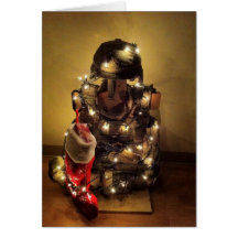 Deployed Soldier's Christmas Tree Card