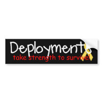 Deployments take strength bumper sticker bumper stickers