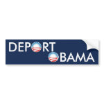 Deport Obama bumpersticker