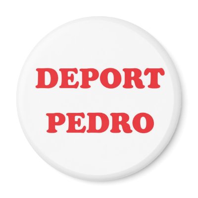 Deport Pedro Magnets by TshirtTrauma
