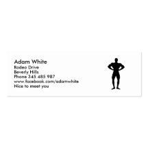 Deportes del Bodybuilding Tarjeta Personal