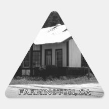 DEPÓSITO - Farmington, Georgia Calcomanía Triangulo Personalizadas
