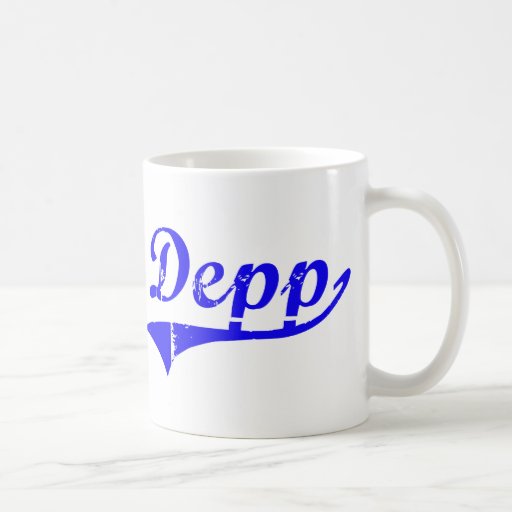 Depp Surname Classic Style Coffee Mugs
