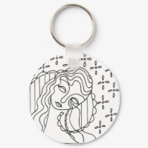 Depressed keychains
