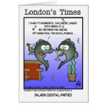 Depressed Salmon Funny Cards Mugs & Gifts cards