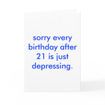 Depressing Birthday