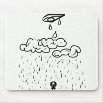 depression brings bad luck mousepads