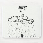 depression brings bad luck mousepads
