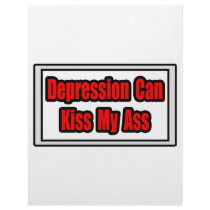 Depression Can Kiss My Ass Personalized Letterhead