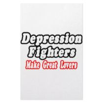 Depression Fighters Make Great Lovers stationery