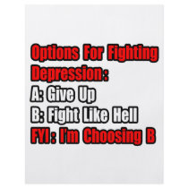 Depression Fighting Options flyers