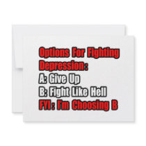 Depression Fighting Options invitations